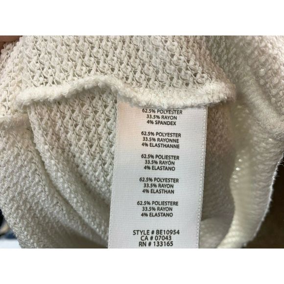 Anthropologie Eri & Ali Thermal Top Size S Lace - Picture 7 of 7